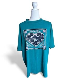 Jerzees Dark Teal Grannycore T-Shirt